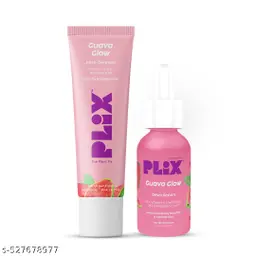 PLIX Guava Glow Regime Vitamin C Face Mini Serum & Cleanser
