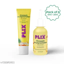 PLIX 5% Pineapple Face Wash And Serum Mini Combo